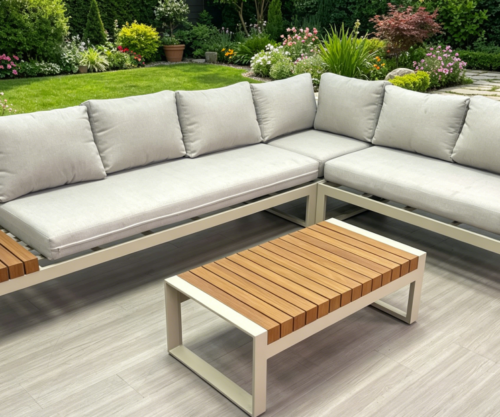 Aluminum sofa set