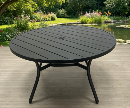 Steel splicing powder coating table