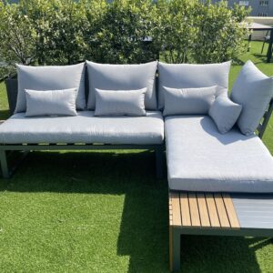 2*Alu two-seater sofa +2*Alu tea table