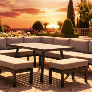 Aluminum sofa set