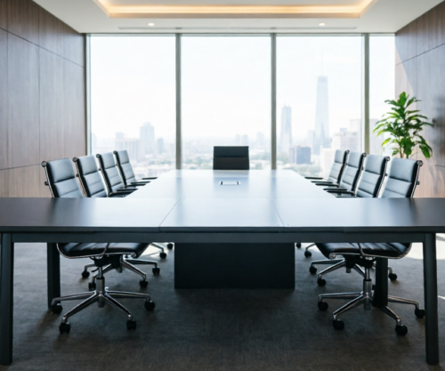 Aluminum glass auto extendable table