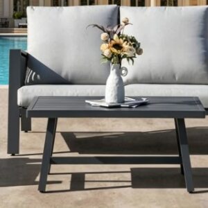 Aluminum sofa set (4 pieces)