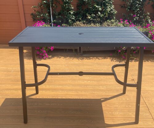 High bar table for four-person