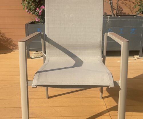 Alu textilene heat transfer armchair