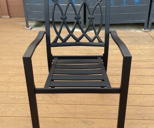 Steel armchair