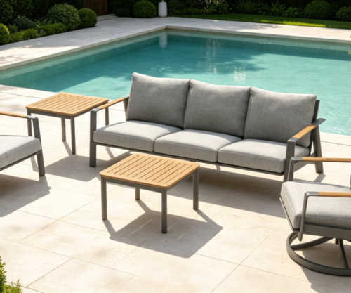 Aluminum sofa set ( 5 pcs)