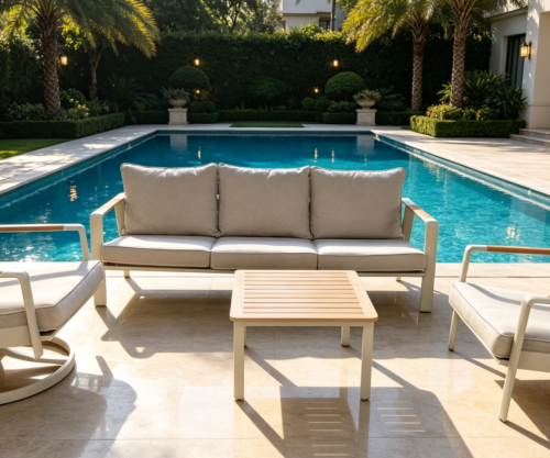 KD Aluminum Sofa 4-Piece Set